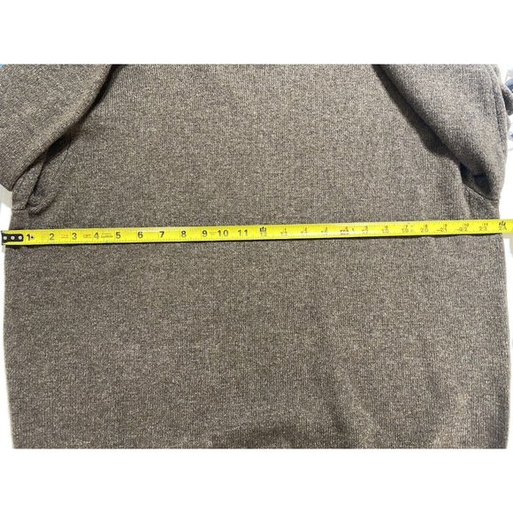 Jos A Bank Executive Collection Sweater Men Size XL Brown Lambs Wool Pullover - Picture 3 of 7